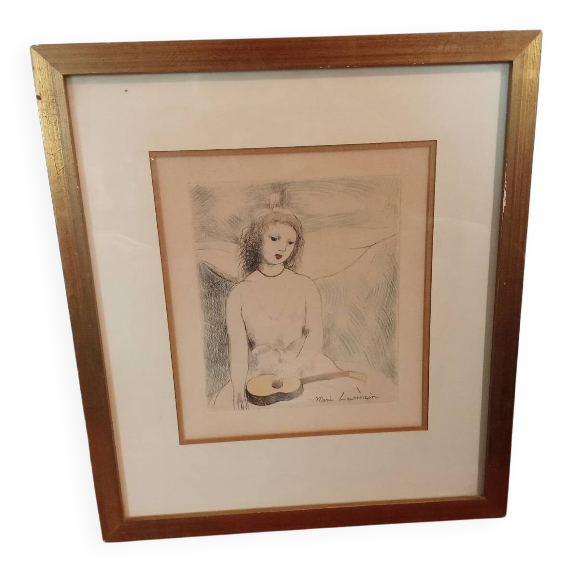 Original drawing by Marie Laurencin