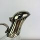 Silver-plated wine carafe jug, duck