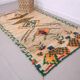 Vintage Moroccan Rug 148 x 260 cm - Tribal Moroccan rug - Berber Wool Rug