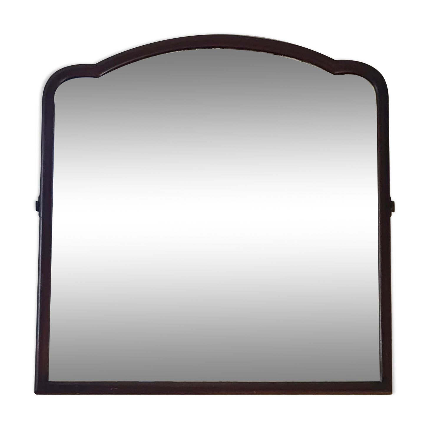 Beveled mahogany mirror, circa 1930