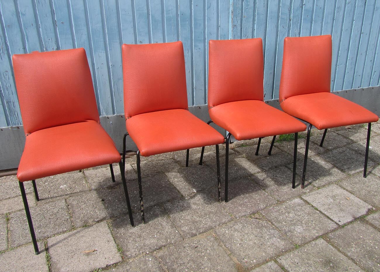 Set de 4 chaises par Pierre Guariche pour Meurop, années 1950
