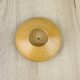 Scandinavian style wooden saucer candle holder