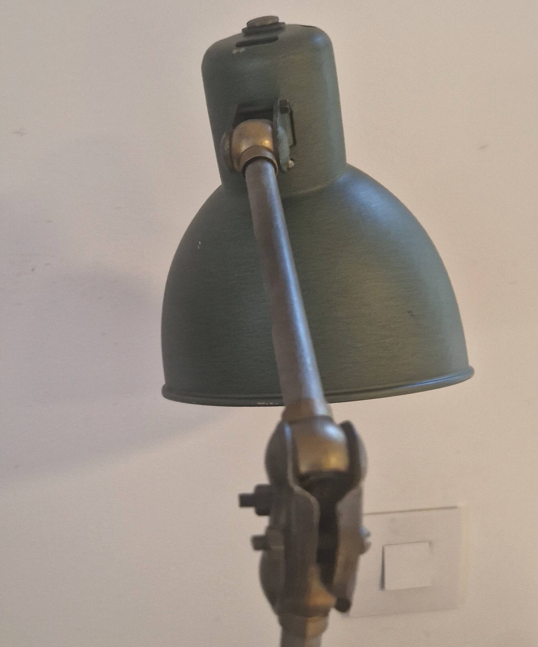 Vintage industrial workshop/architect lamp '50s - '60s nestler