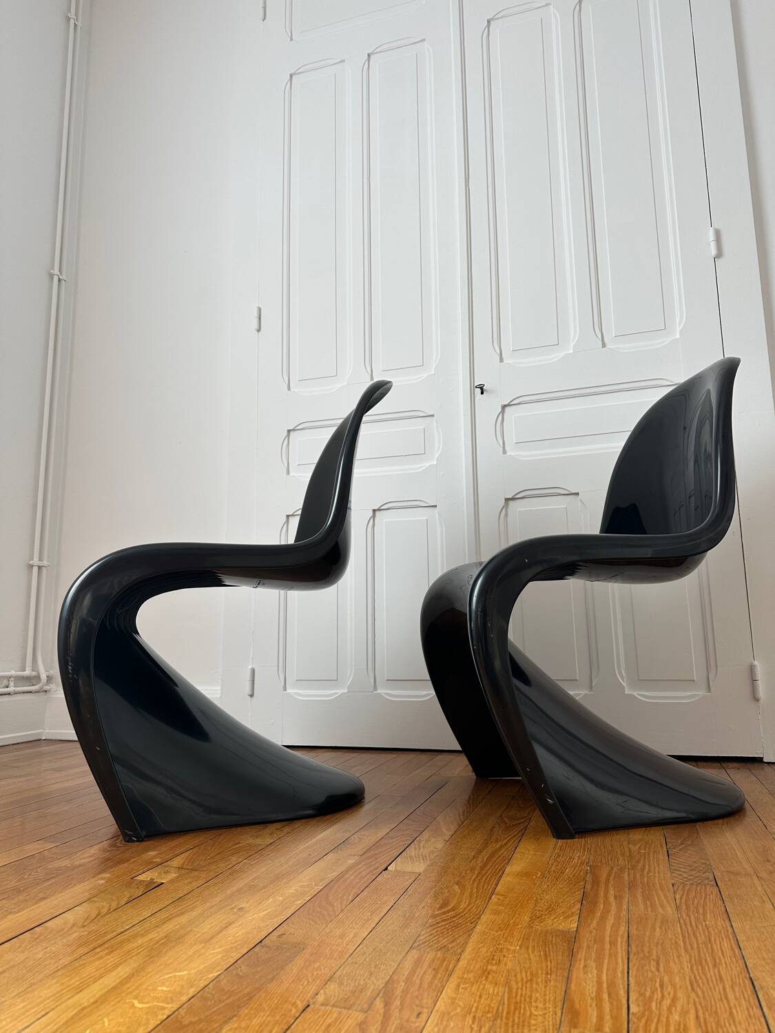 Pair of Verner Panton chairs by Herman Miller, 1975