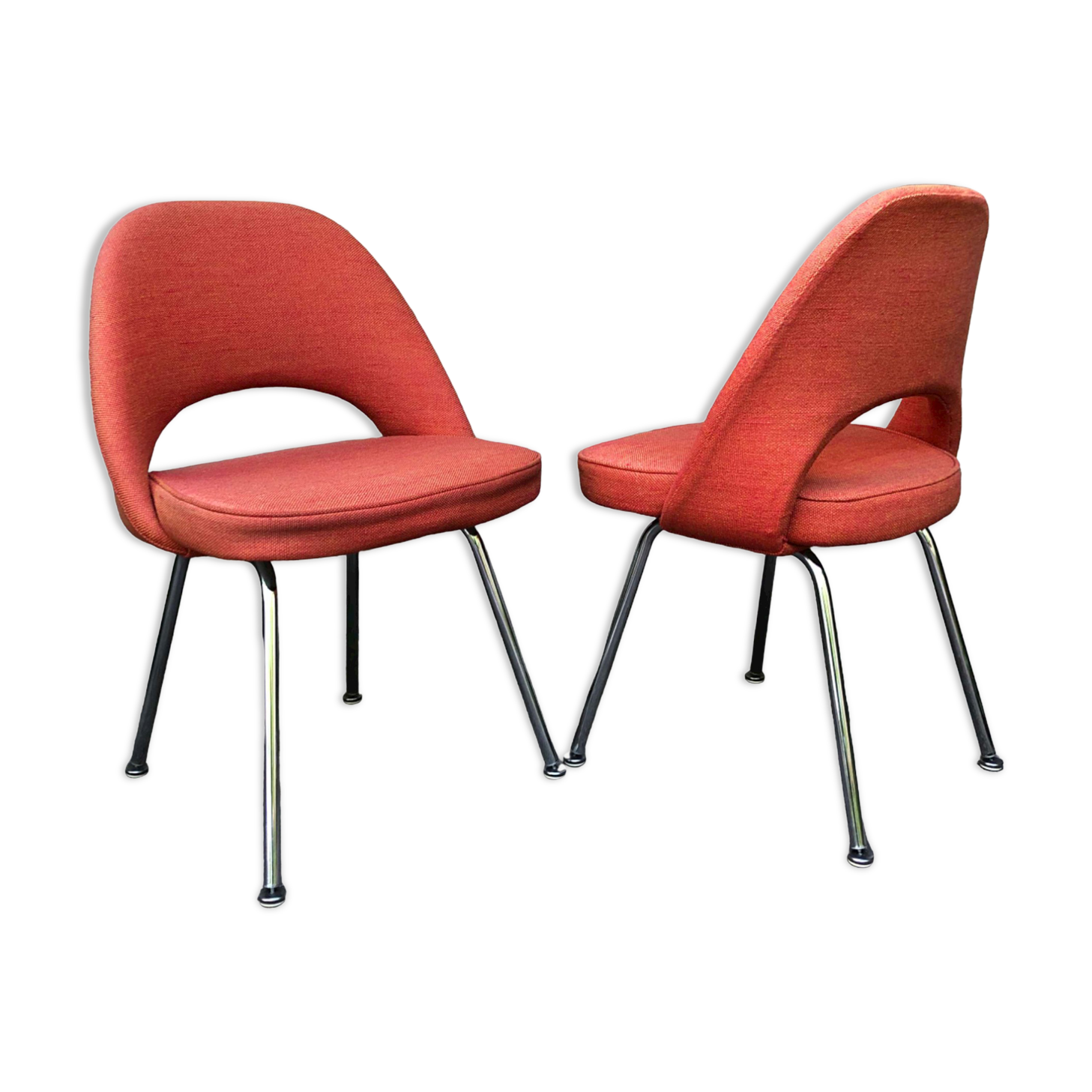 Pair of chairs "Conference" 50's by Eero Saarinen for Knoll