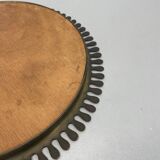 Miroir mural en laiton par Vereinigte Werkstätten, 1950