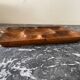 Wooden compartmentalized dish
