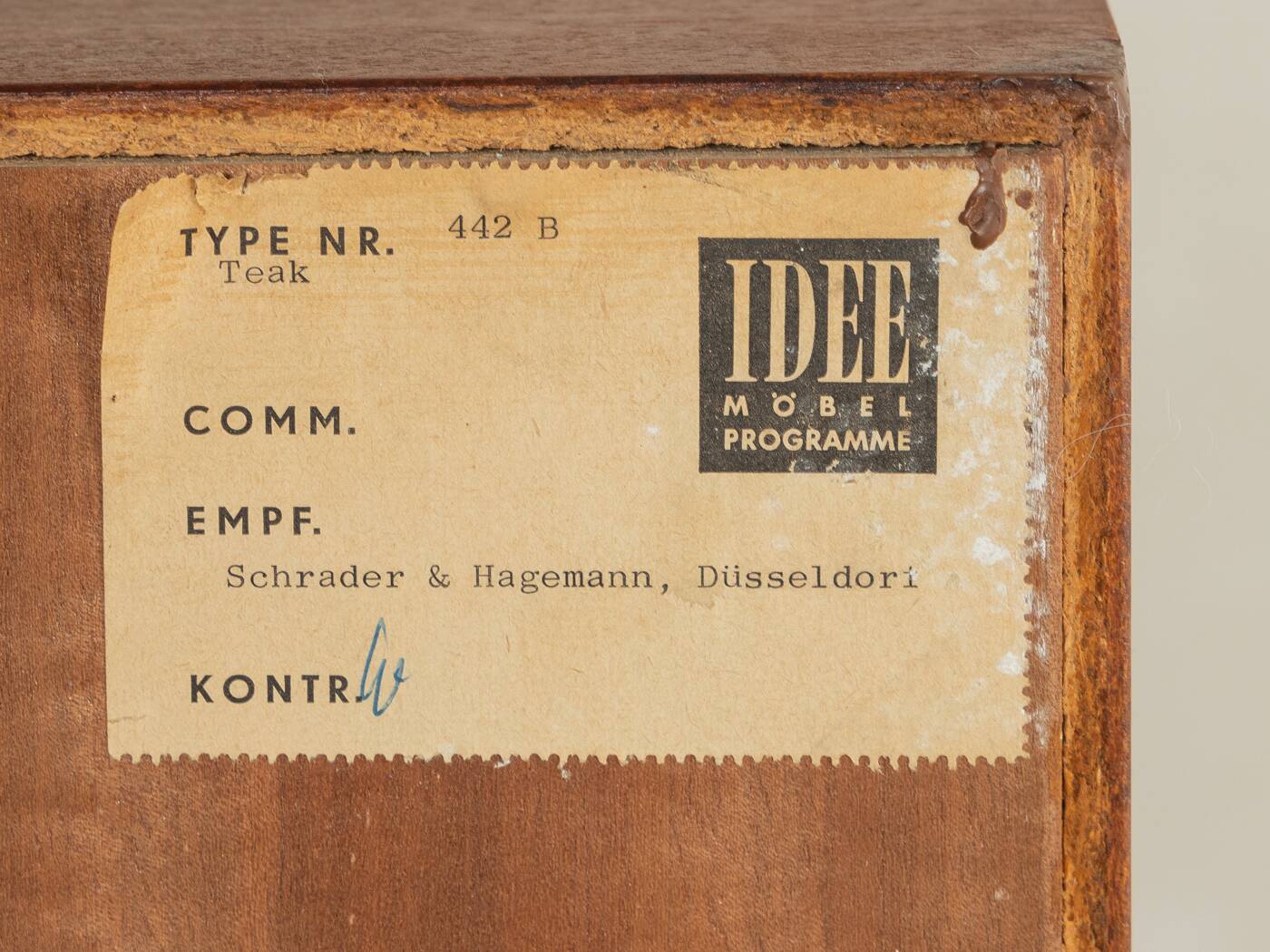 Buffet des années 1950