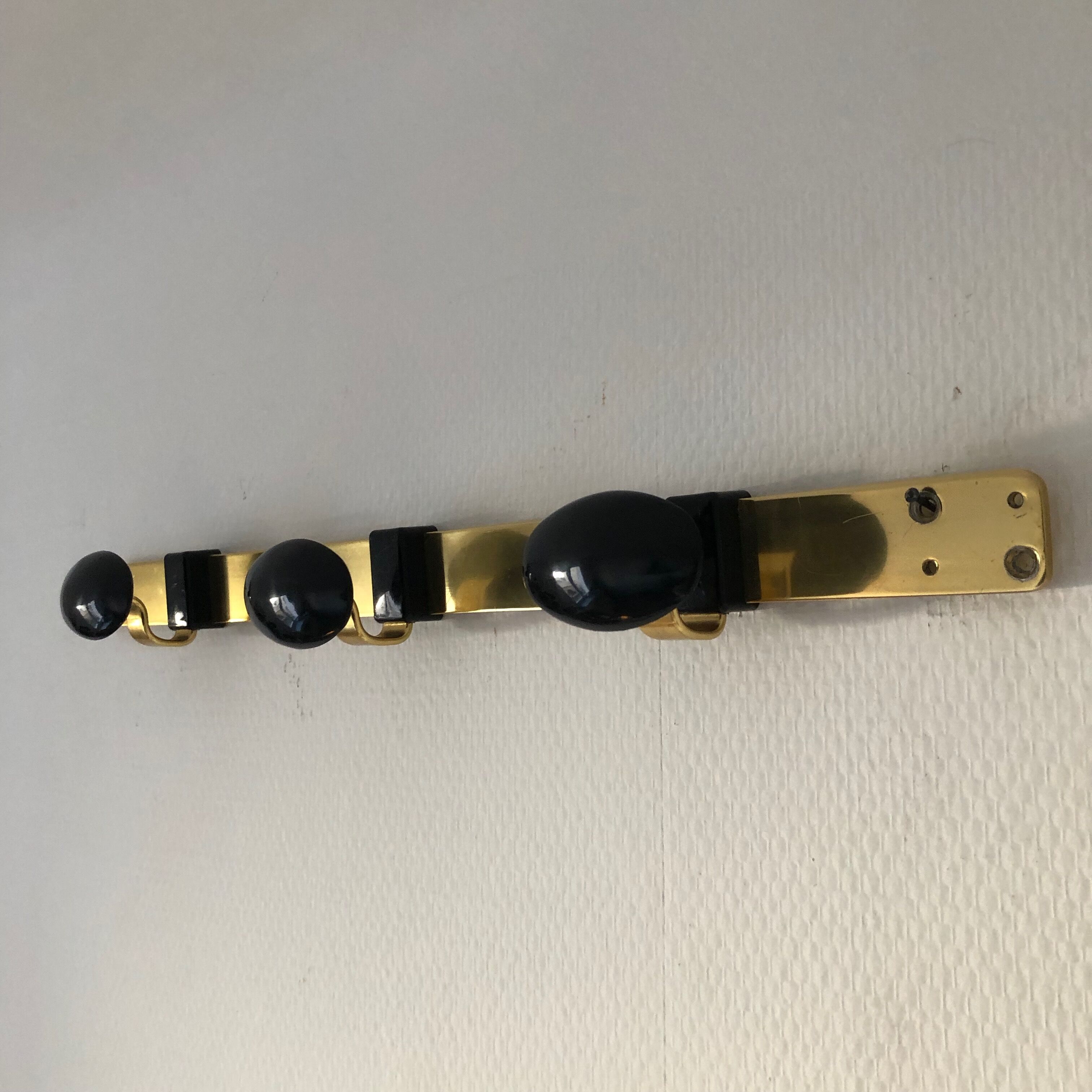 Hanger Golden 3 pegs vintage 1960