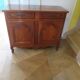 Rustic buffet Louis XV-Regency-jointed-massive wood-snail feet