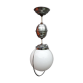 Opaline suspension rises and falls Art Deco 1940