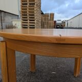 Dining table in elm from 1980
