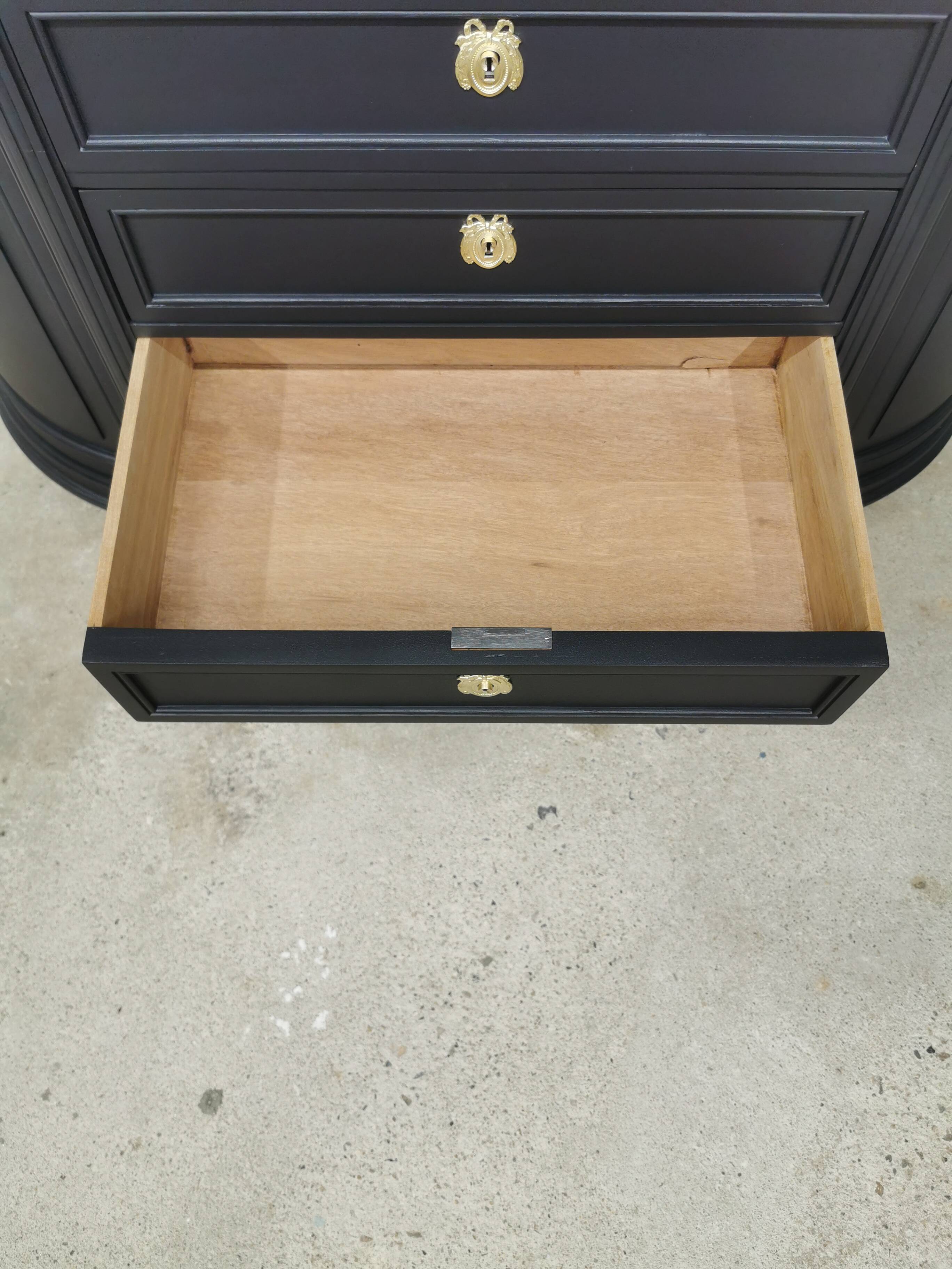 Revamped vintage display cabinet