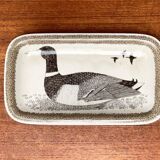 Vintage German ceramic bird plate by Thomas.