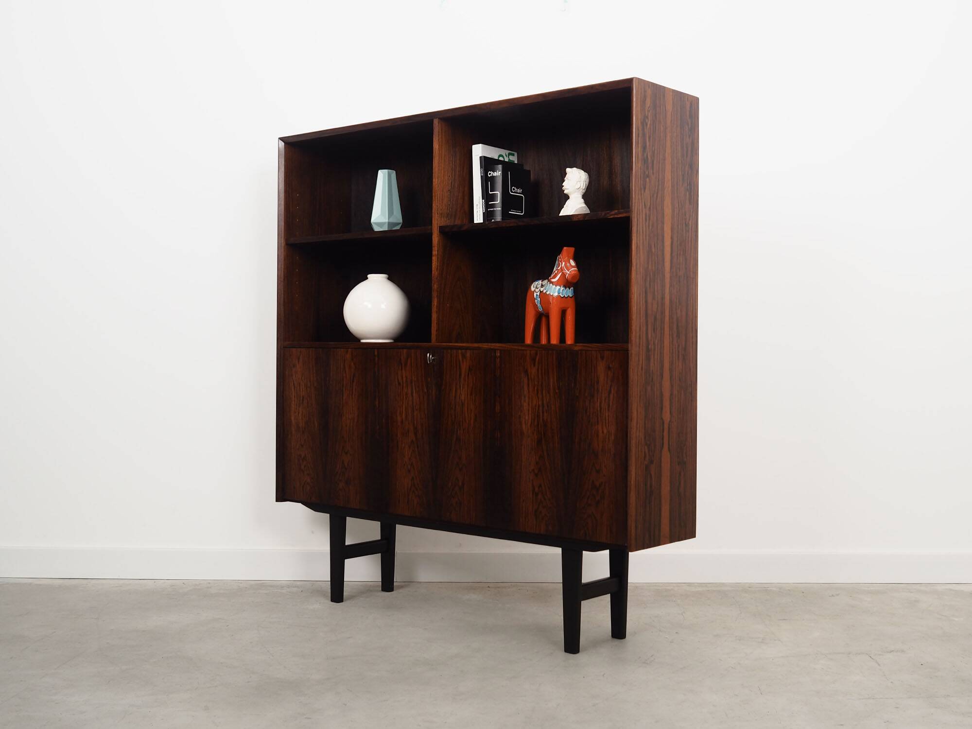 Rosewood bookcase, Danish design, 1960s, made by Brouers Møbelfabric
