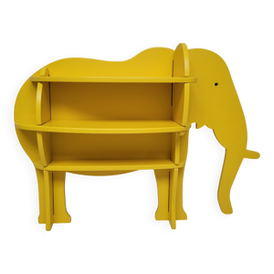 Bibliothèque bois éléphant - habitat