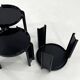 3 tables gigognes par Giotto Stoppino pour Kartell, 1970