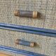 Paire de chevets en rotin vintage