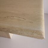 80s travertine coffee table