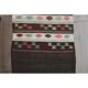 1970s Turkish Oushak Handmade Wool Cotton Brown Runner 65x243