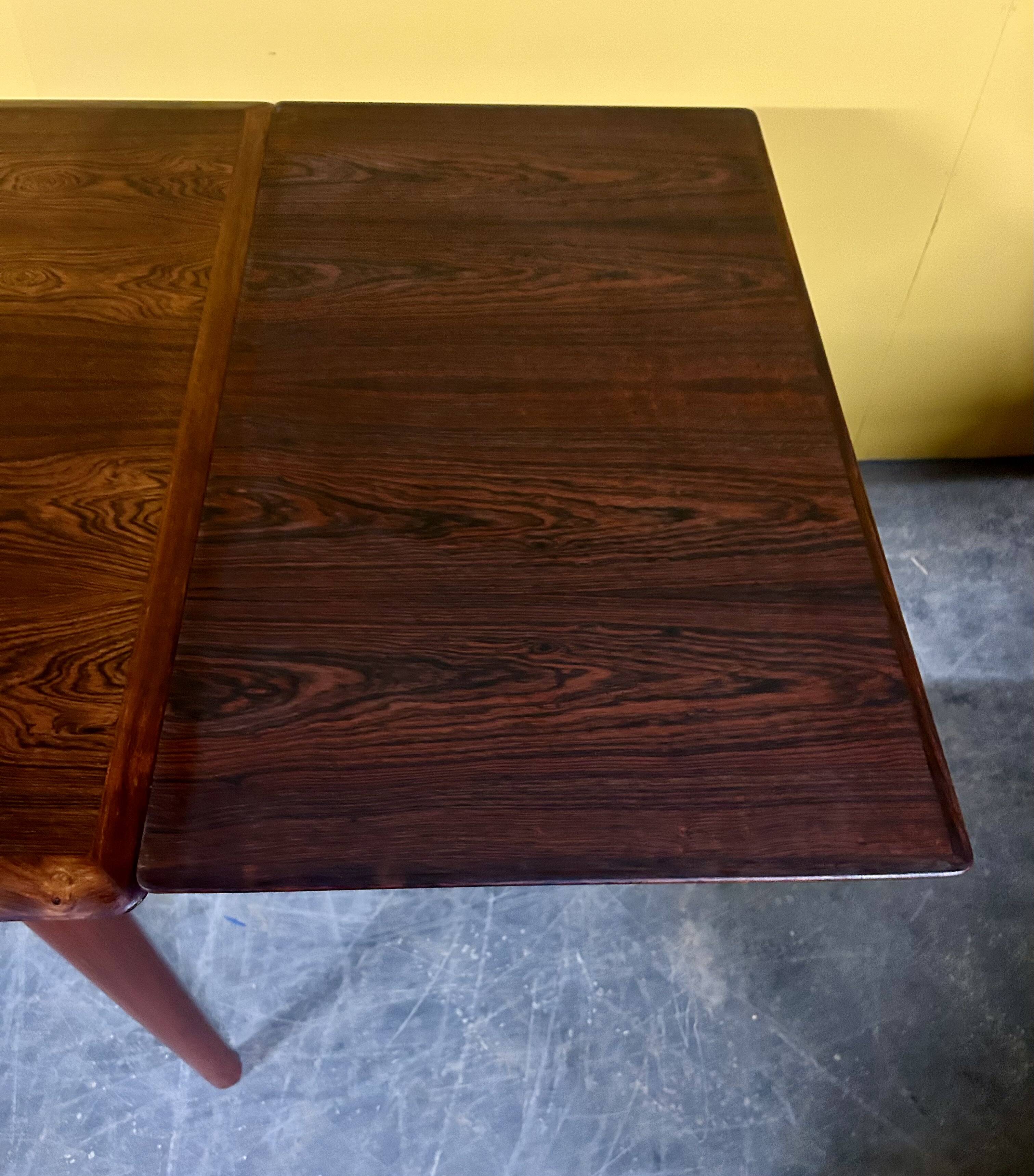 Danish mid -century rosewood dining table 1960s