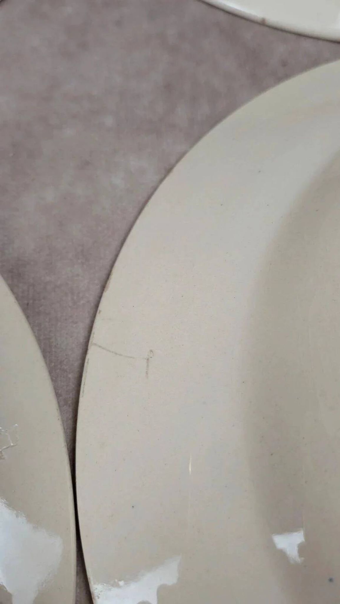 Lot de 8 assiettes à dessert Longchamp Terre de Fer modèle Cannes