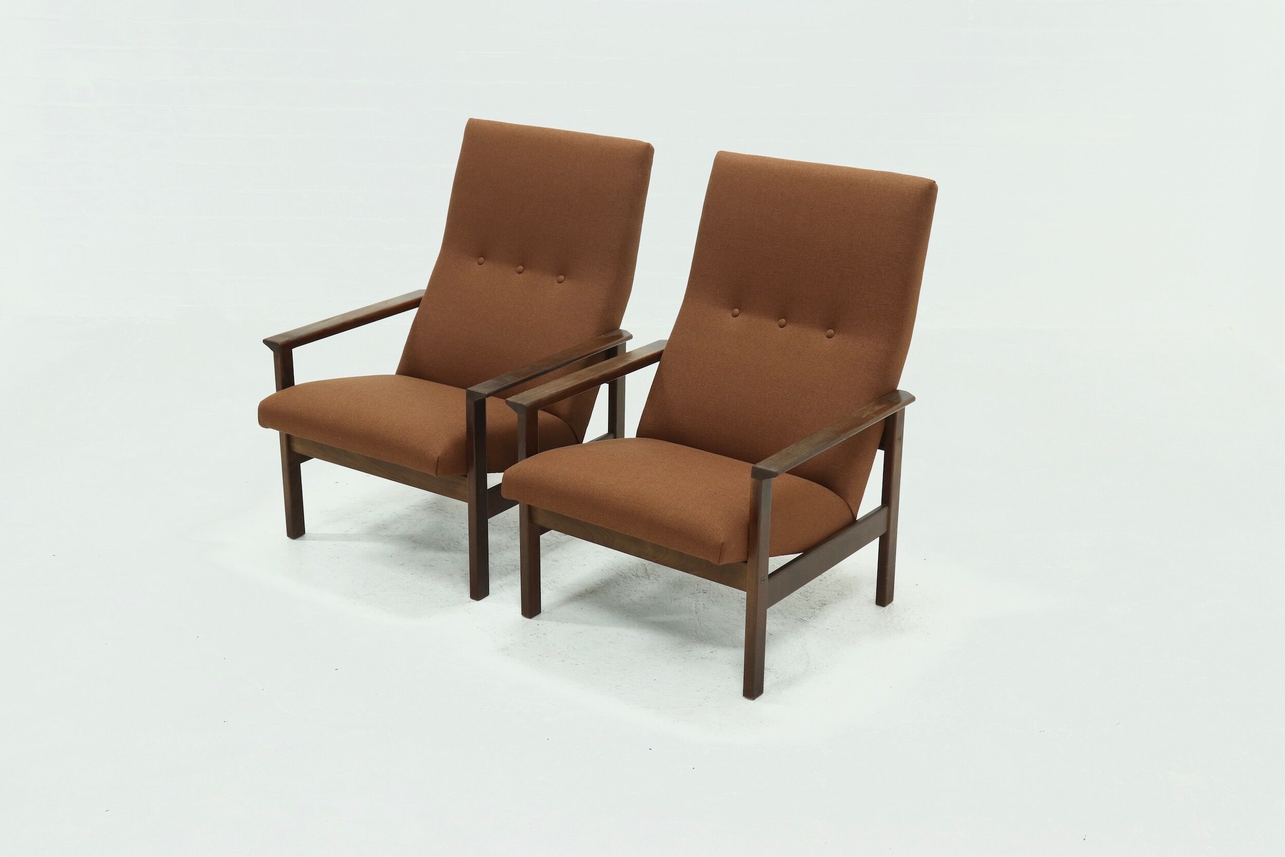 Set of 2 Pastoe FU06 Armchairs by Yngve Ekström 1960s