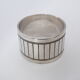 Christofle towel ring in silver metal