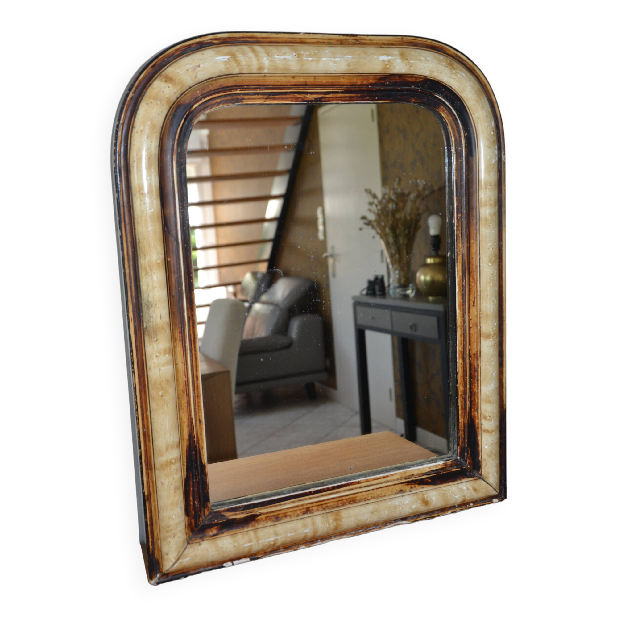 Ancien miroir Louis Philippe 58/47 cm
