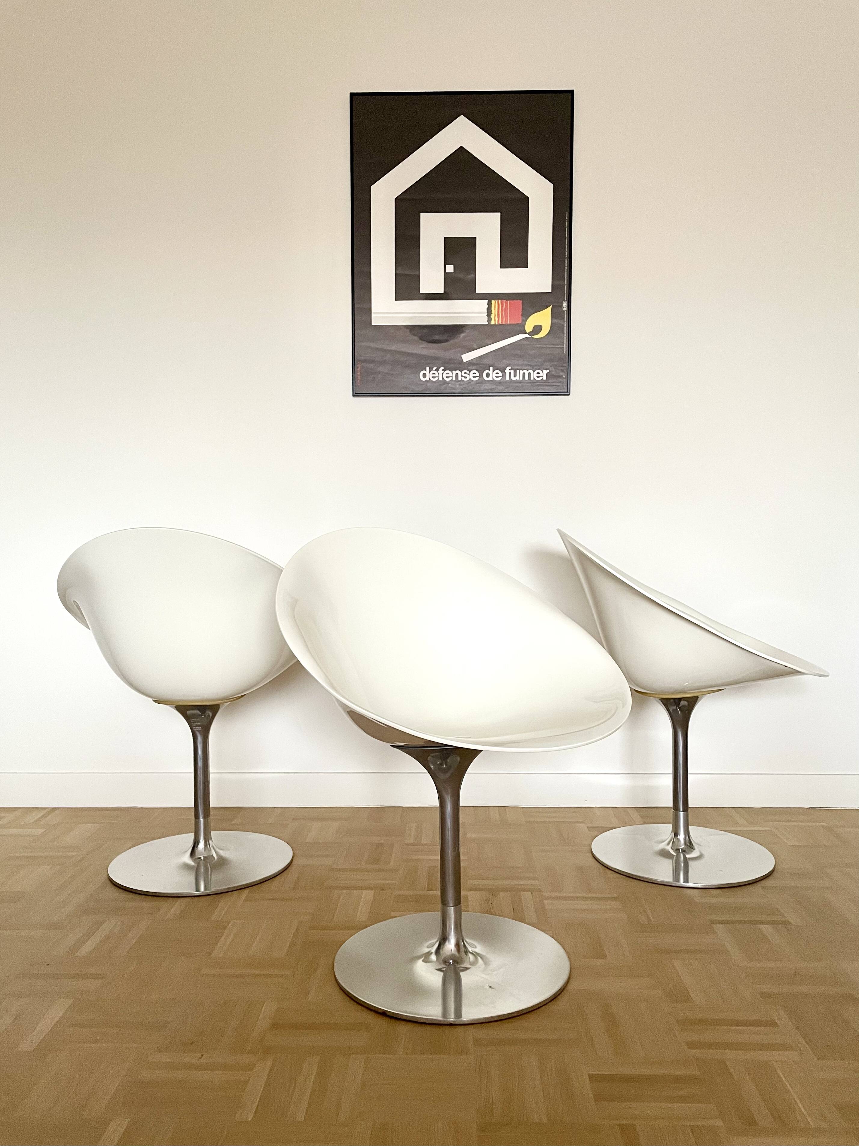Kartell Eros white chair