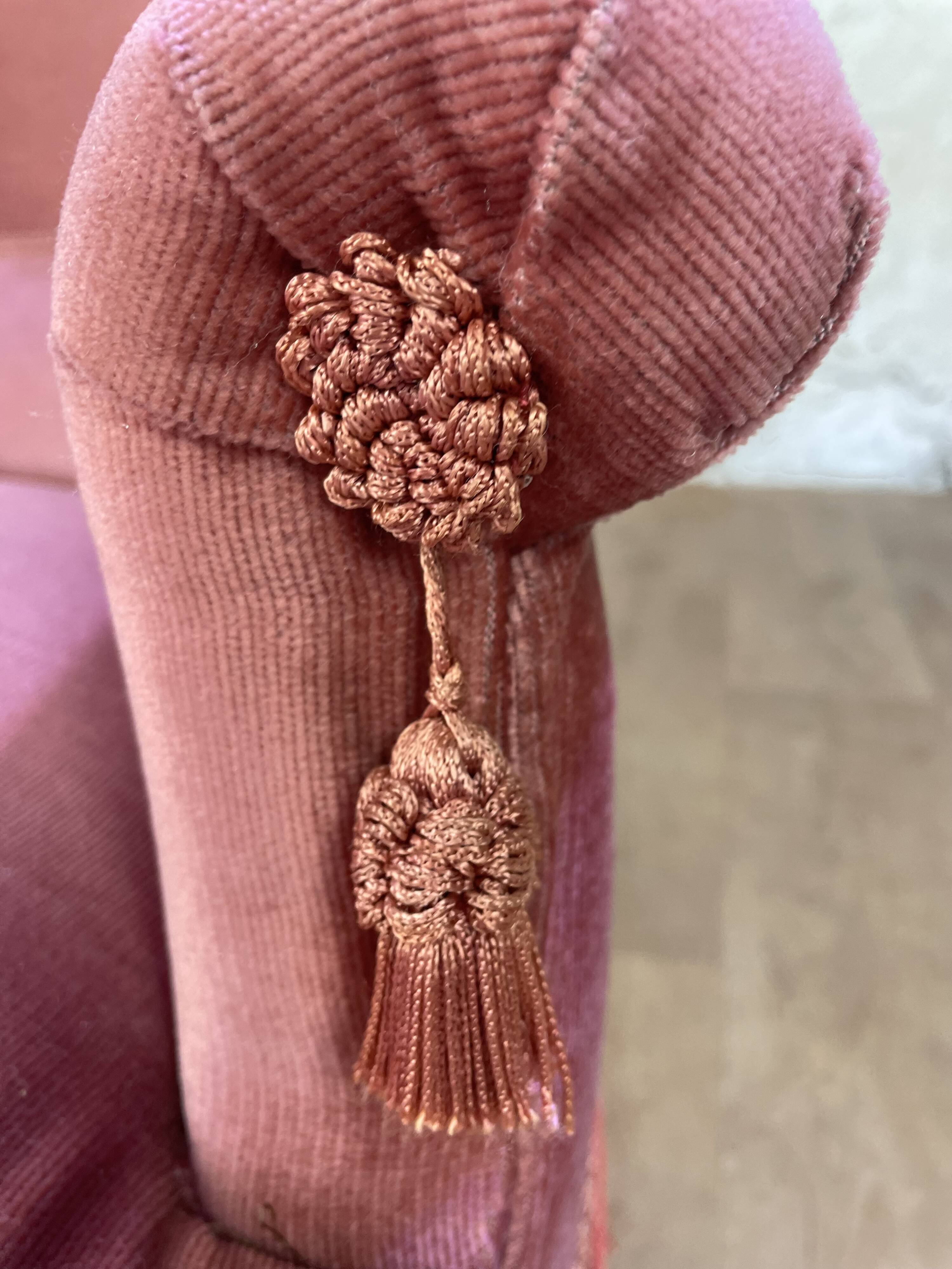 Vintage pink toad armchair