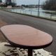 Vintage Scandinavian style table with 2 teak extensions, 1960s