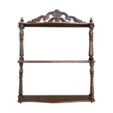 Etagère Bois sculpté ancienne murale