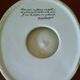 Chicken terrine in slip signed M. Caugant