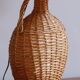 Braided Wicker table lamp