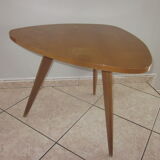 Vintage coffee table with compass feet