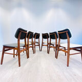 Six dining chairs