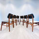 Six chaises de salle à manger
