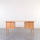 Mid-Century Oak Desk by Svend Åge Madsen for Sigurd Hansen, 1960s.
