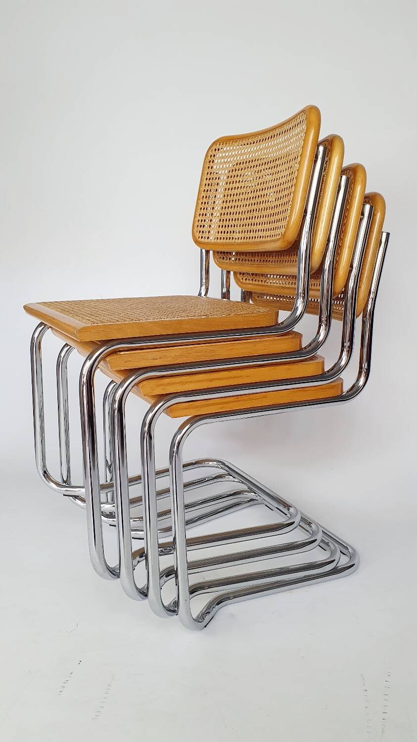 Set of 4 Marcel Breuer style chairs