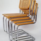 Set of 4 Marcel Breuer style chairs