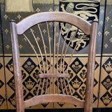 Suite de 6 chaises paillées provençales