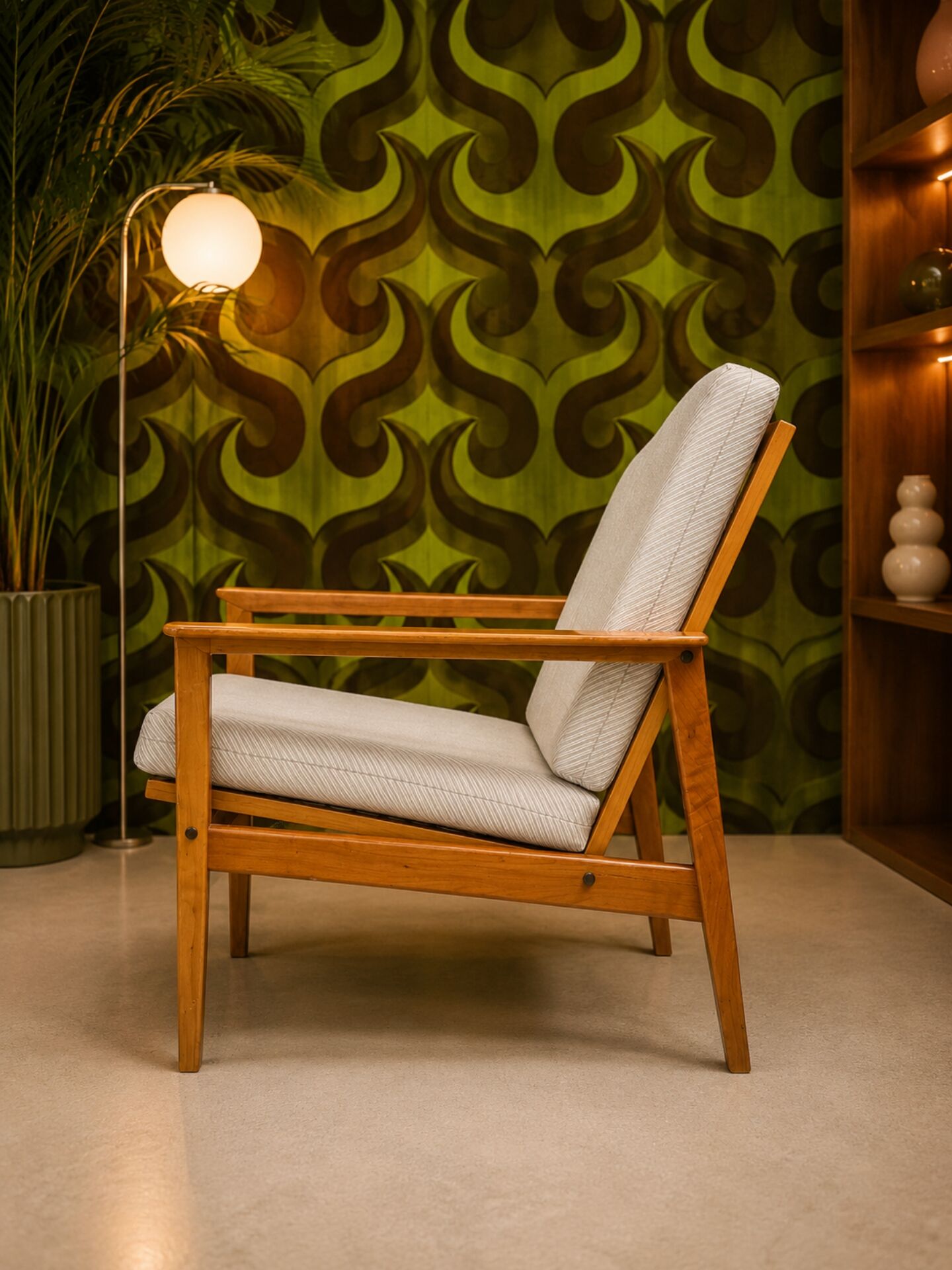 Paide de fauteuil scandinave design 1960