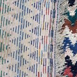 Colorful Boucherouite Moroccan rug - 240 x 165 cm