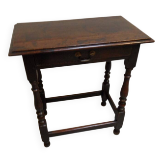 Antique oak sidetable