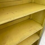 Blue patinated cap cabinet