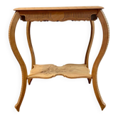 1900 period side table with two engraved tops – Art Nouveau style