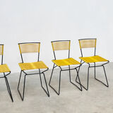 Set of six 'Spaghetti' dining chairs