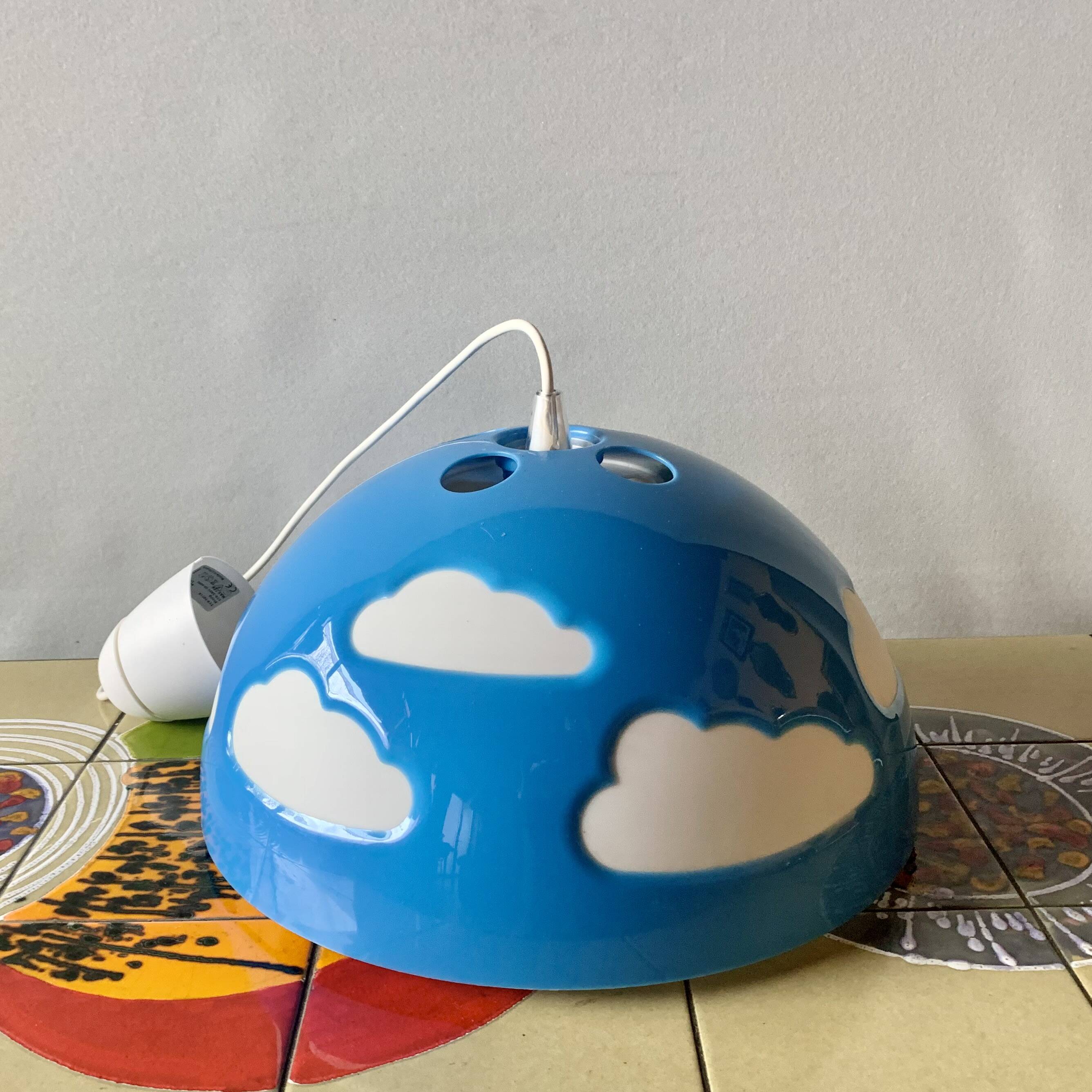 Vintage blue Skojig cloud pendant light - Ikea