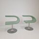 Set of 2 Bla Station Innovation C Swivel Chairs by Fredrik Mattson, Sweden